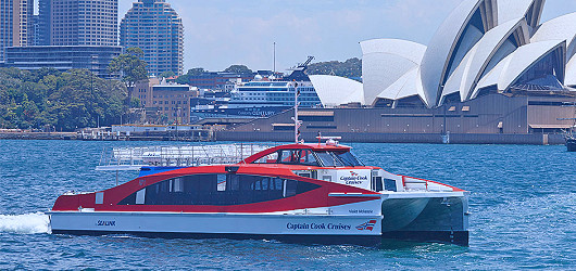 Incat Crowther delivers catamaran ferry to Captain Cook Cruises